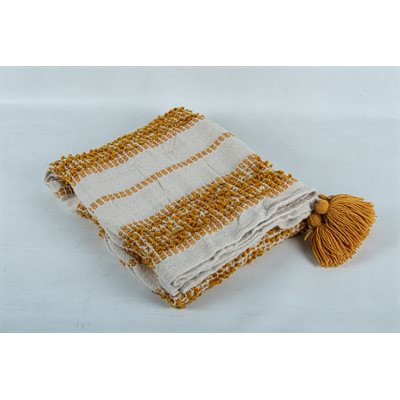 Yellow "Mineral" Outdoor / Indoor Throw